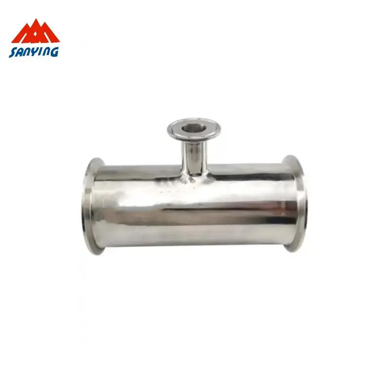 Sanitary 3A DIN Stainless Steel 304/316L Clamped Reducing Tee Pipe Connection