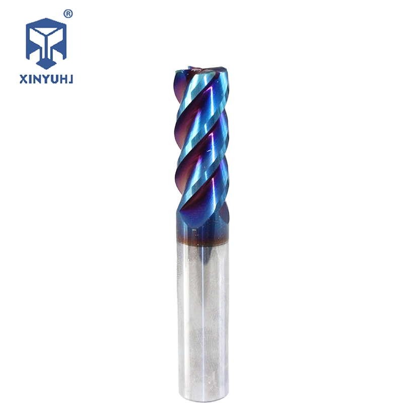 Blue Round Nose Carbide End Mill