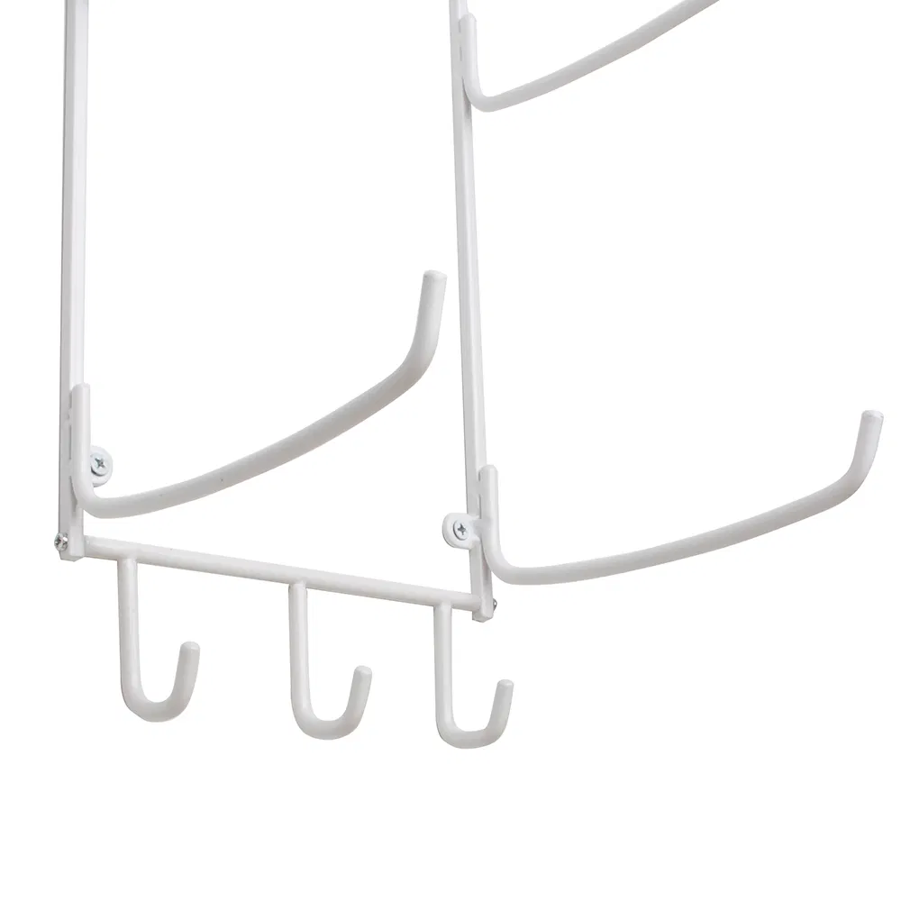 5-Tiers Wall Mount Rack Organizer Yoga Mat Holder or Bathroom Towel Rack