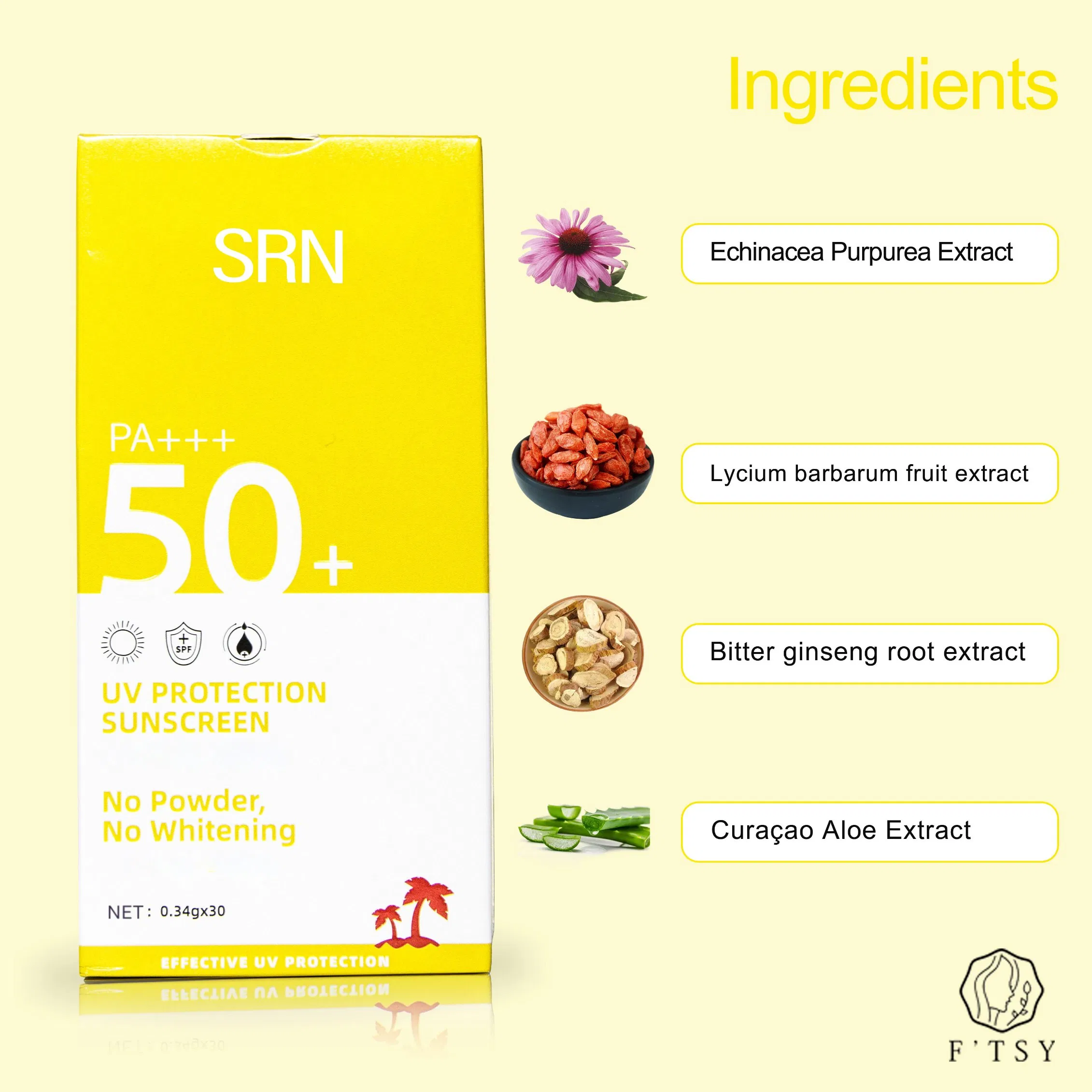 Private Label SPF 50 Capsule Sunscreen Sunblock Travel Size Sunscreen Capsules
