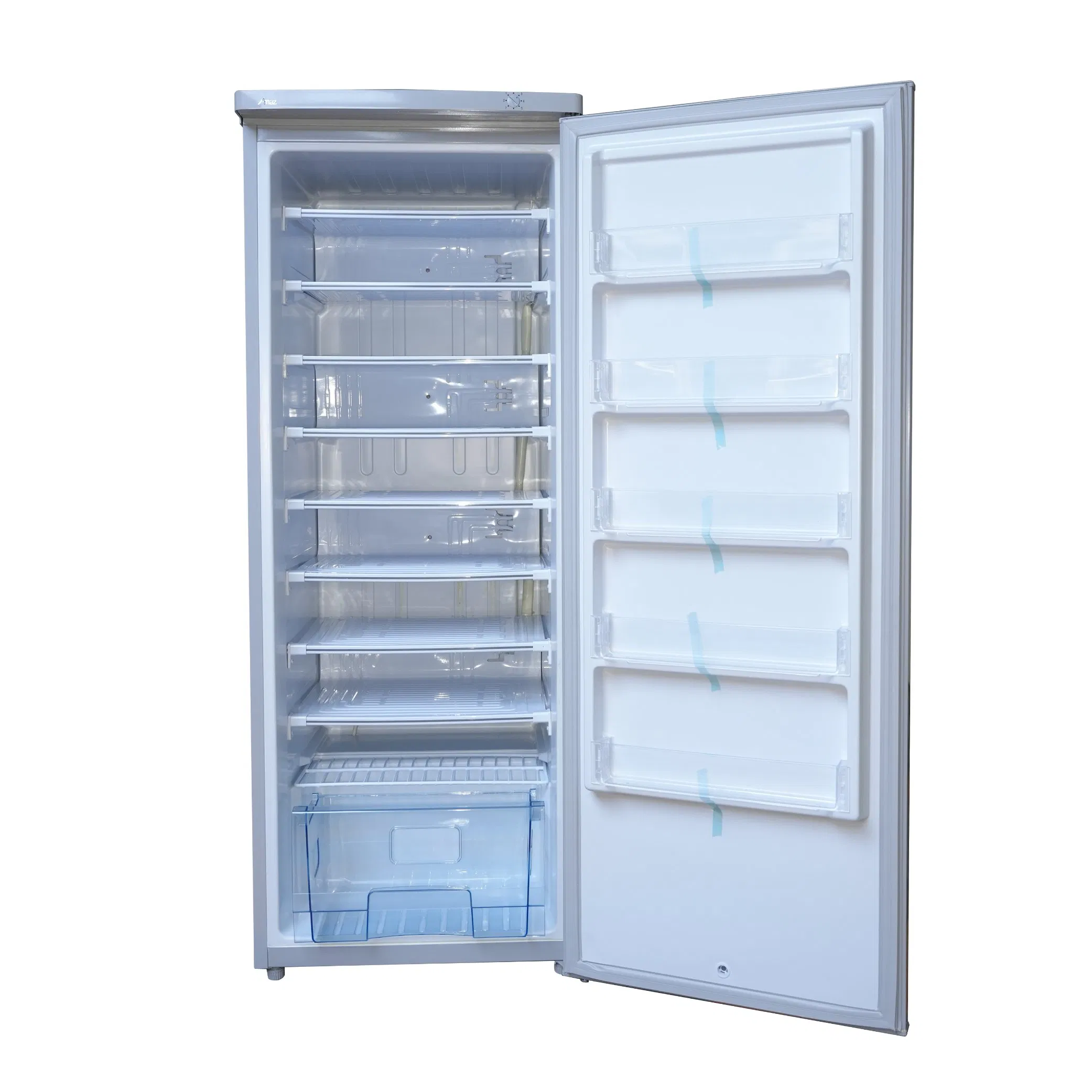Hot Selling Upright Standing Freezer with 8 Brackets 205L Water Freezer