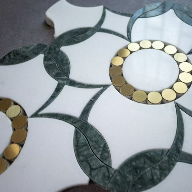 Factory Price Hot-Selling Polished Flower Mosaic Tile for Wall Decoration