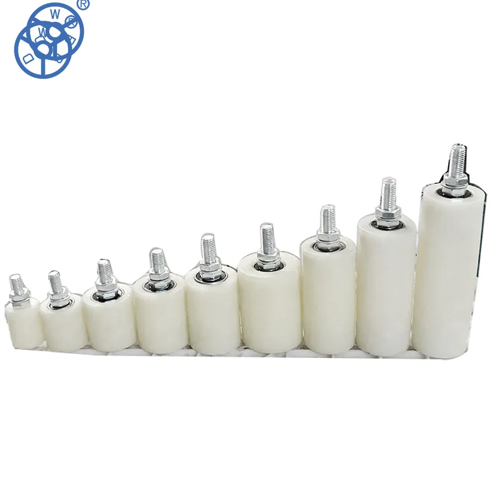 Sliding Roller Door Wheel PP Steel Nylon Guiding Runner Wheels Accessory 50*70mm