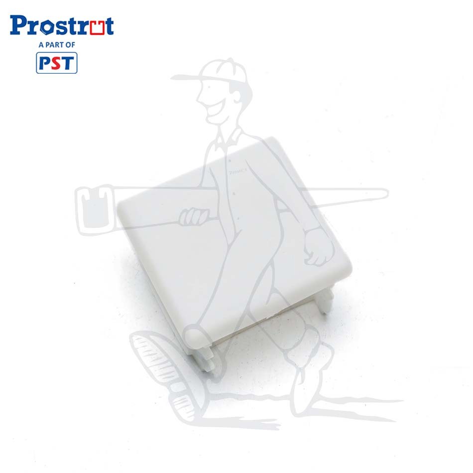 White Plastic End Cap of Strut Channel