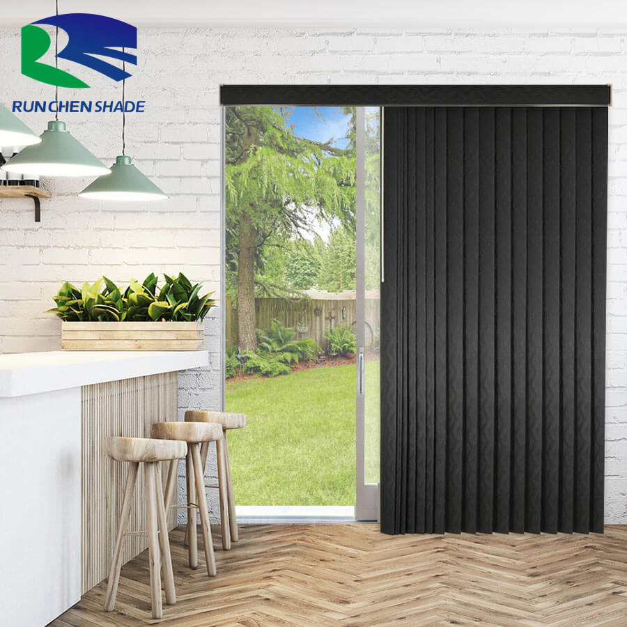 Free Sample Waterproof Window Curtain Blinds Manual Sliding Vertical Blind