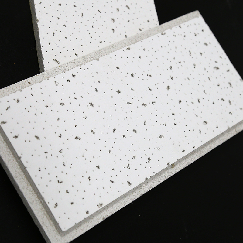 Mineral Wool Recyclable Plasterboard Customized Fireproof Ceiling Tiles with CE for Household