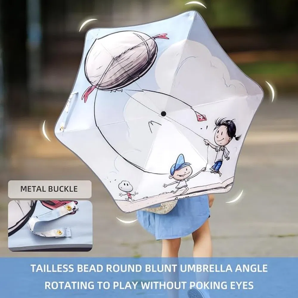 Детское автоскладное зонтик с UV-защитой