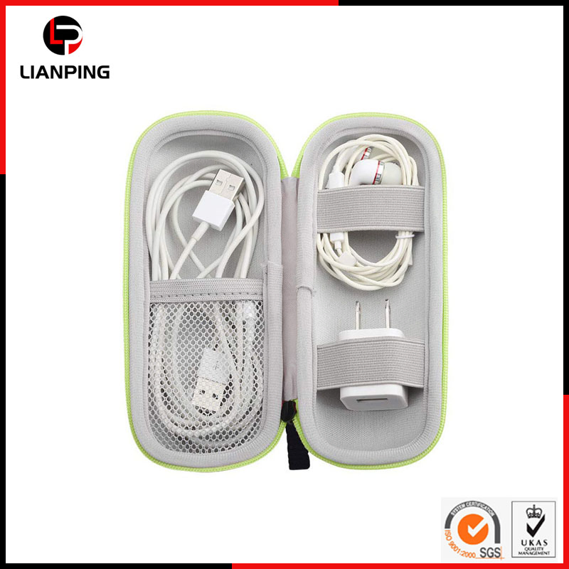 Чехол для наушников EVA ударопрочный с карманом