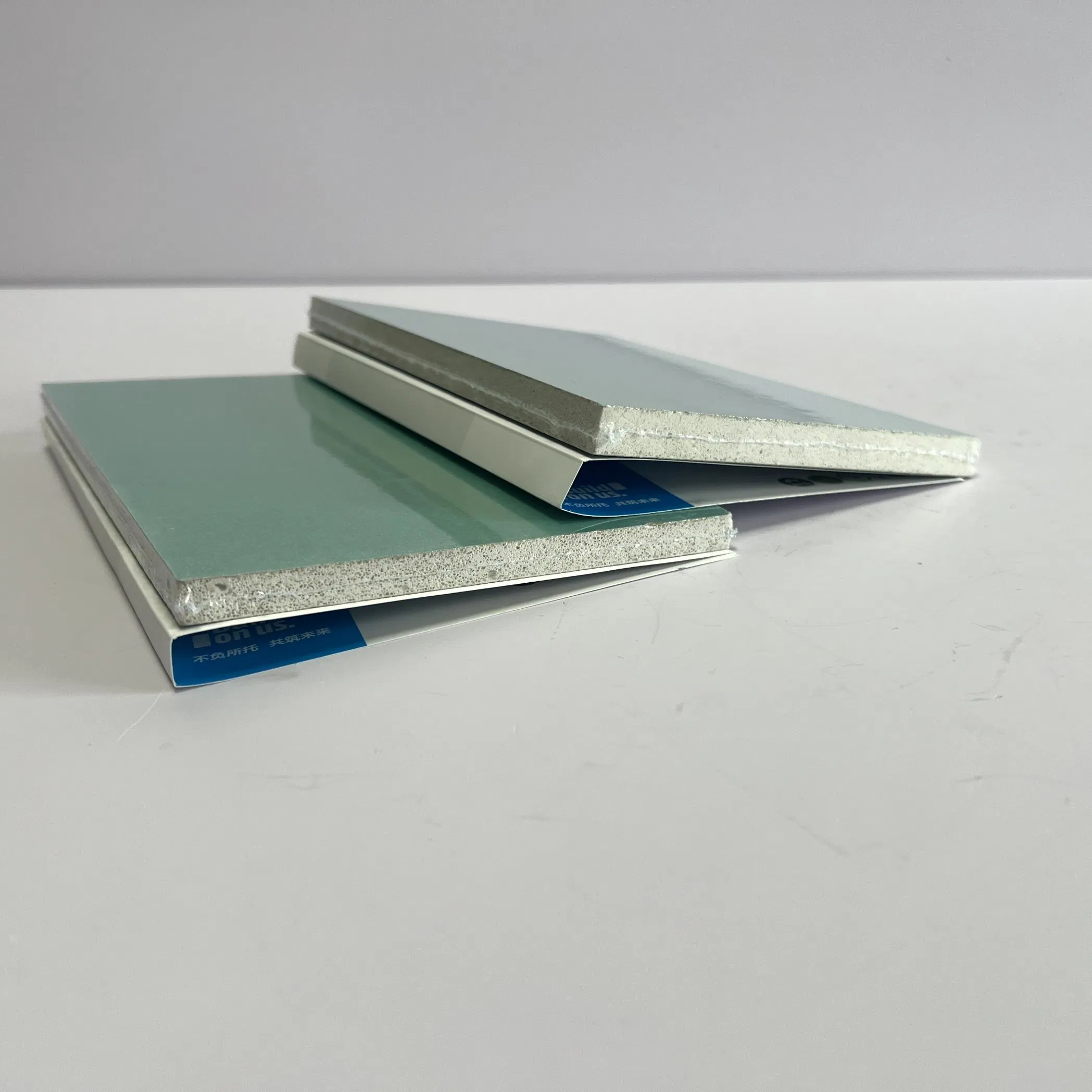 High-Quality Protective Papered Lightweight and High-Strength Healthy and Environmentally Friendly Green Building Material Certificated Plasterboard