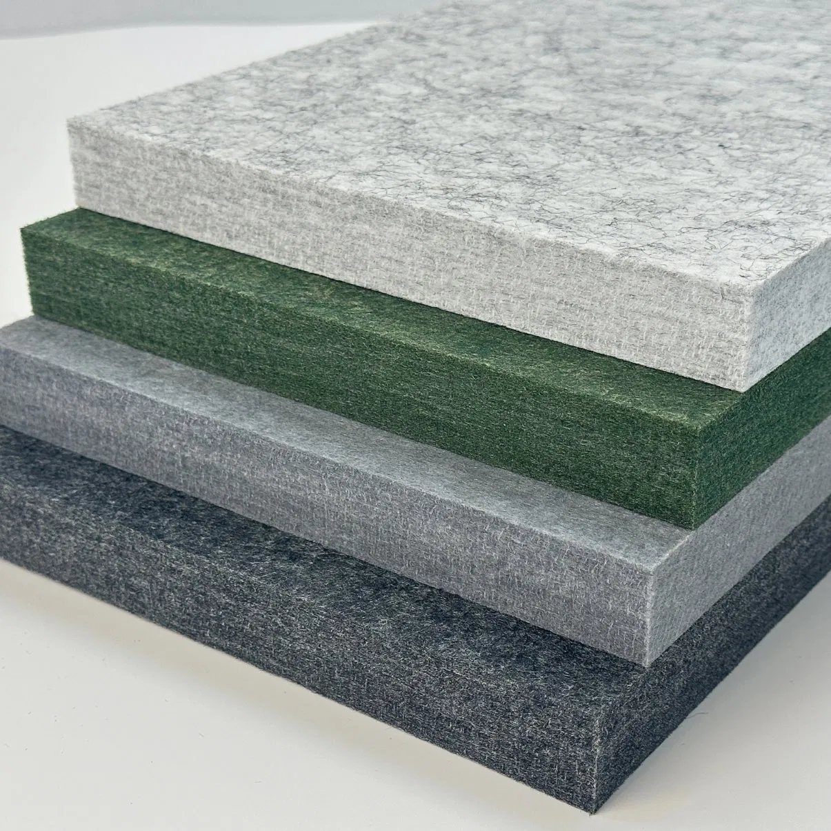 Wholesale 24mm Pet Felt Acoustic Panels Class a Fire Rating Noise Reduction Office Partition Wall Covering Tiles