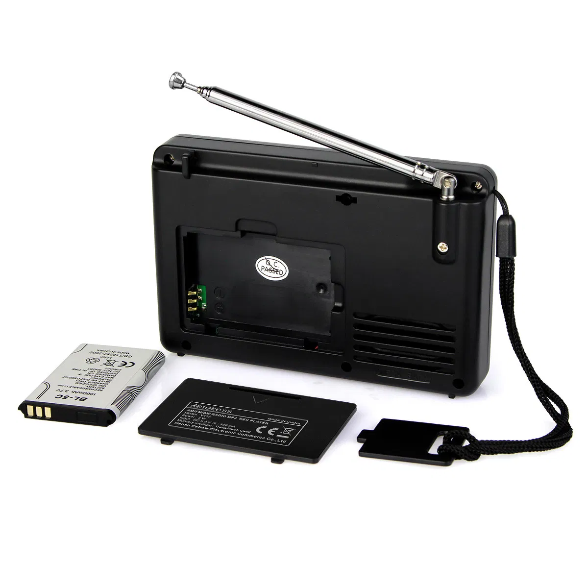 Retekess V-115 Portable Am/FM Radio with MP3 Player & Digital Display