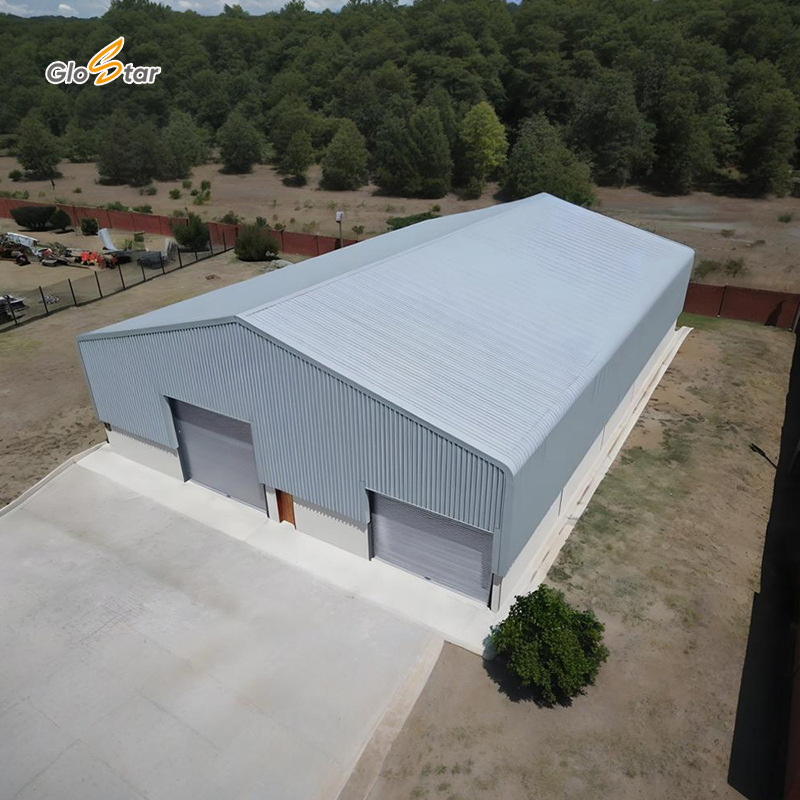 Prefabricated Steel Structure Workshop with 24m Single Span and Heavy Duty Capacity