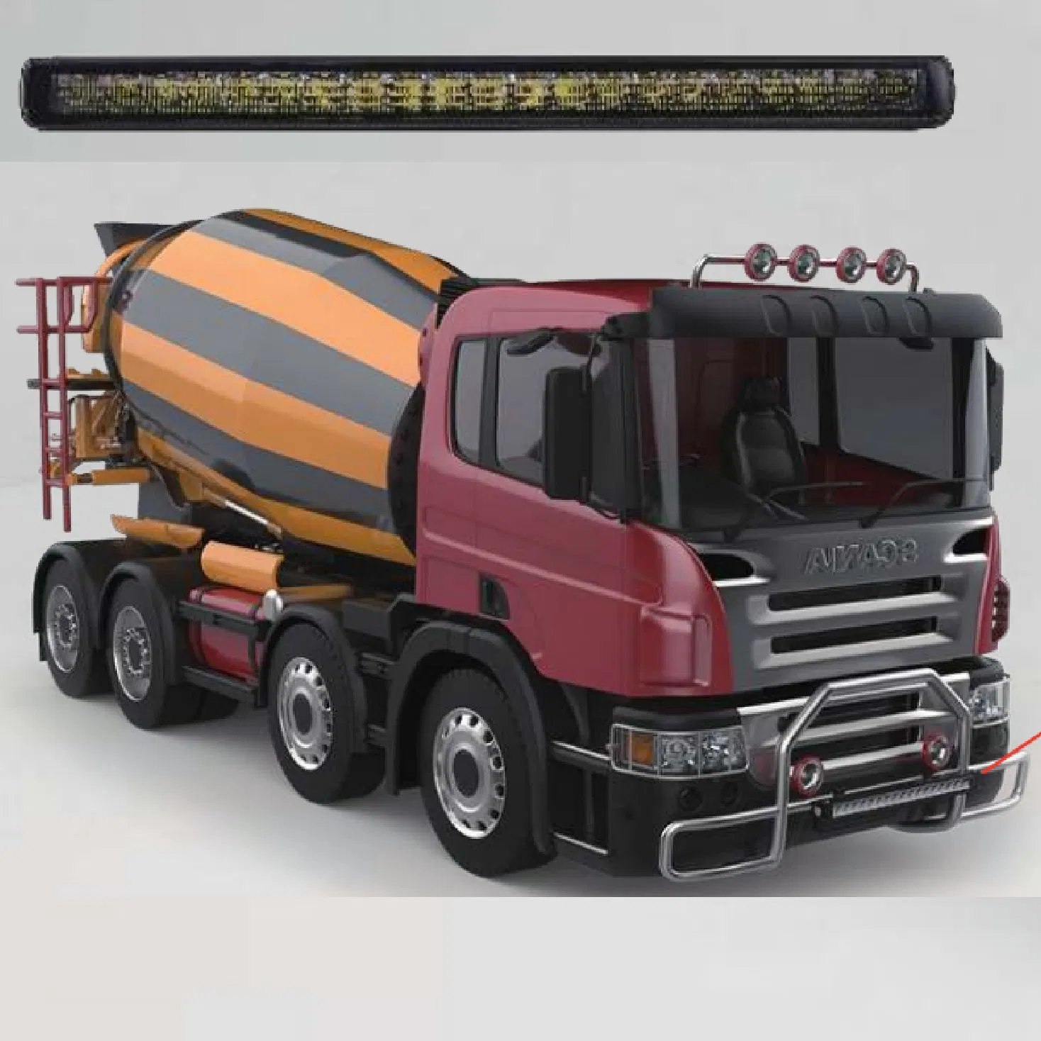 28-дюймовая светодиодная световая балка 90W Straight Slim для внедорожников