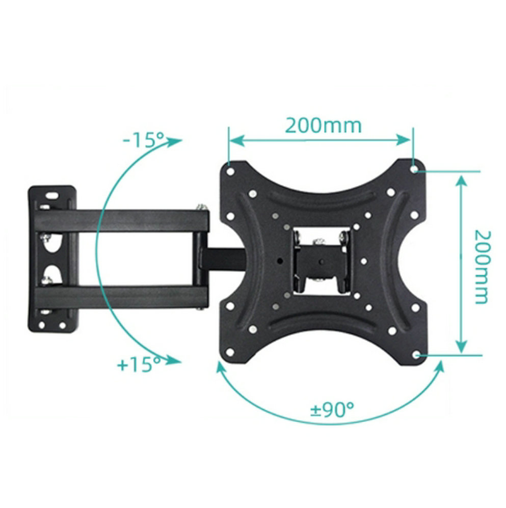 LCD Plasma Swivel TV Wall Monitor Stand Bracket Mount