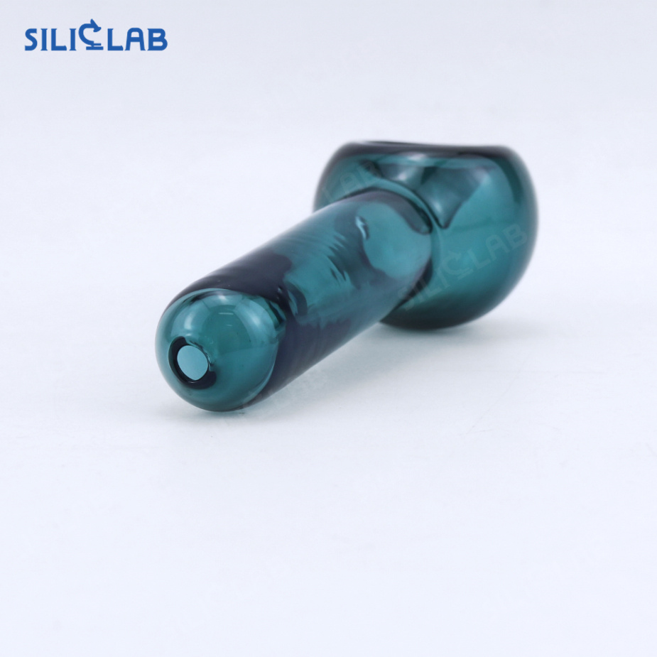 China Wholesale Handmade Straight Crystal Glass Tobacco Smoking Pipe