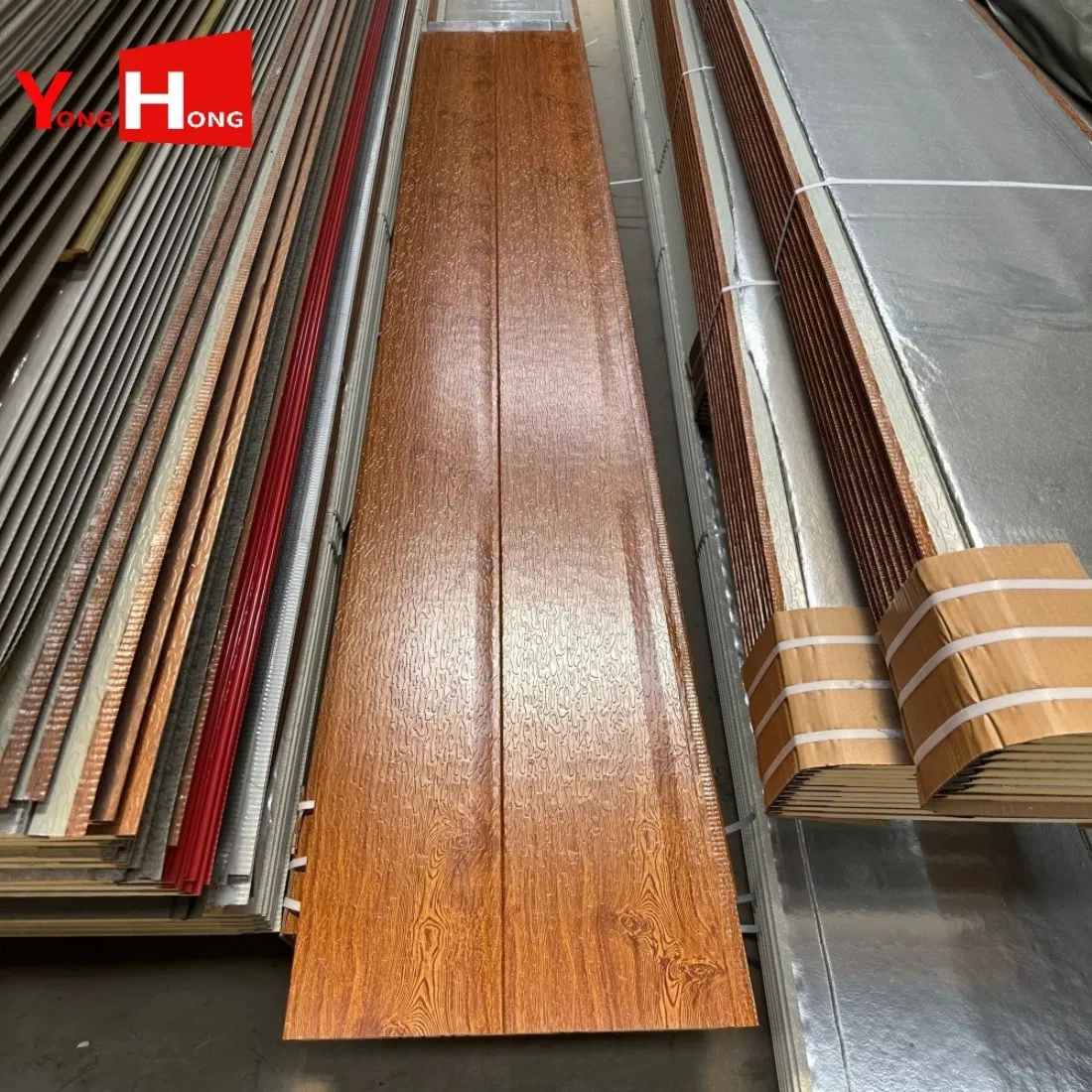 16mm Thickness Exterior Decorative Wall Panel Metal Siding PU Sandwich Wall Panel for House