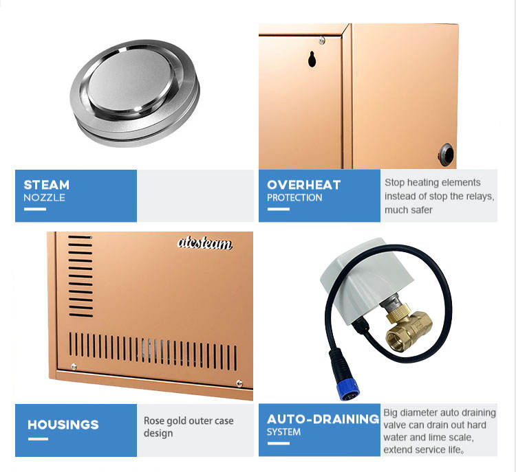 Парогенератор ATCSTEAM 3 кВт для домашней сауны