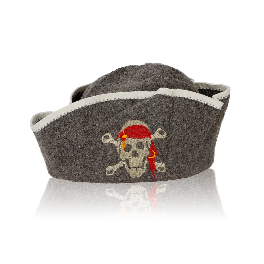 Manufacturer Custom 100% Wool Felt Sauna Hat with 2mm Felt Thickness