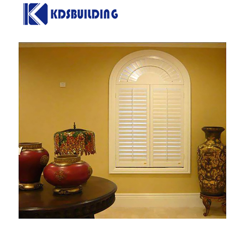 Wooden Shutter Outdoor Blind Window for Windows White Window Shutters Exterior Horizontal Louver Window