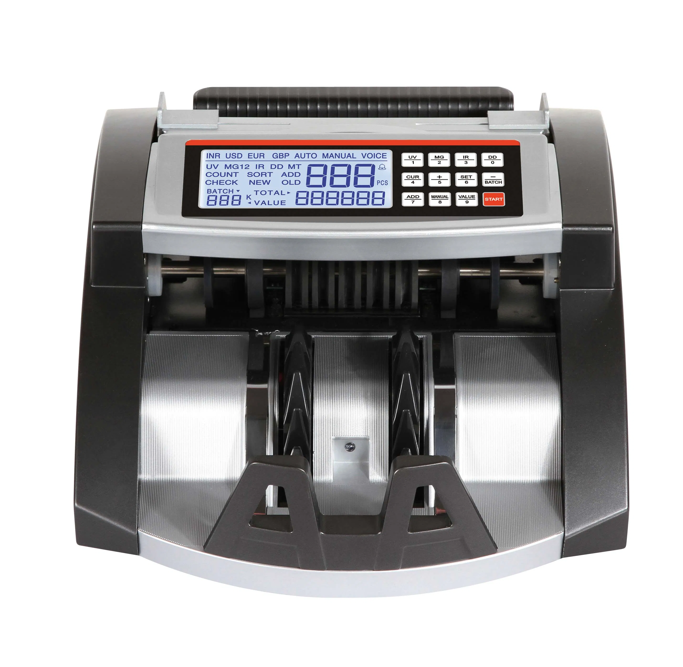 Al-6000 Professional Currency Discriminator Counter Money Counter Banknote Counter Machine Bill Value Counter