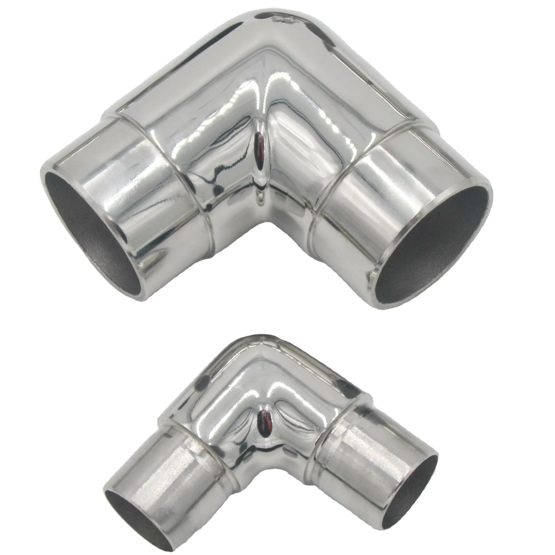 316 Stainless Steel Staircase Handrail 3 Way 90 Degree Elbow