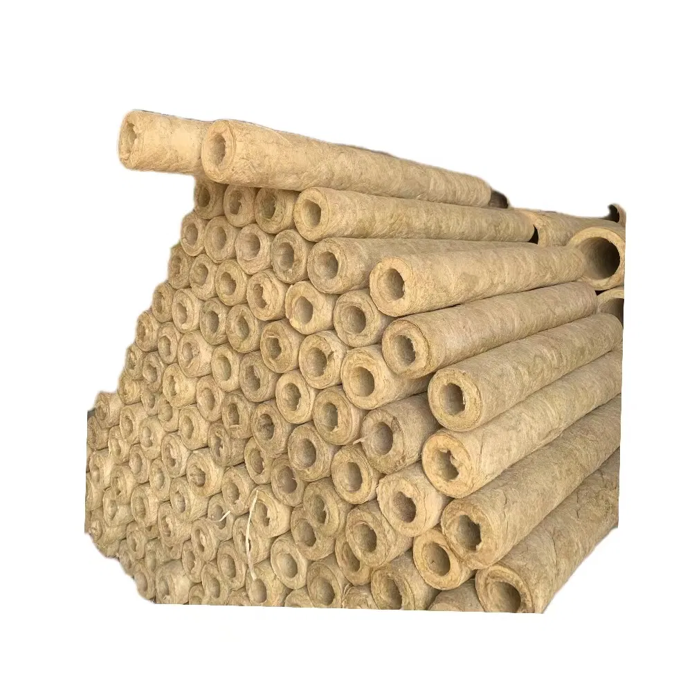 Myreal High Density Mineral Basalt Waterproof Rock Wool Pipe Insulation Tube Cover