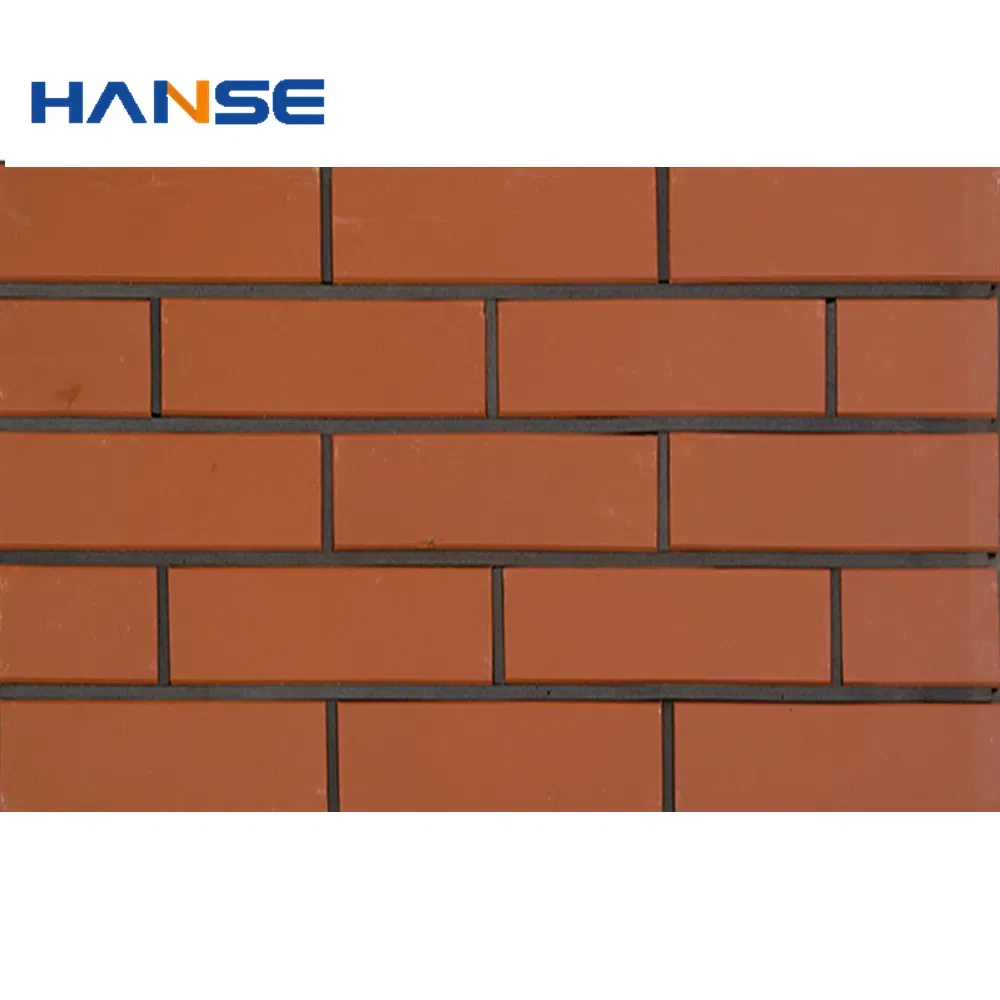 Russia Outdoor Wall Facing Decorative Red Brick Wall Cladding Tiles for Outside Patio