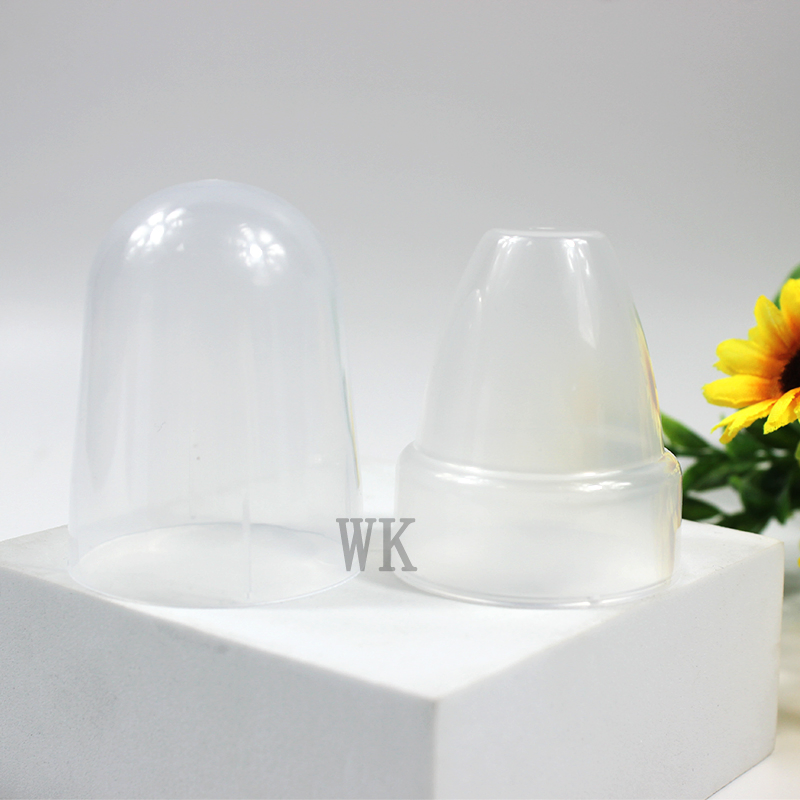 Empty PP Plastic Baby Feeding Packaging Bottle with Nipple Cover