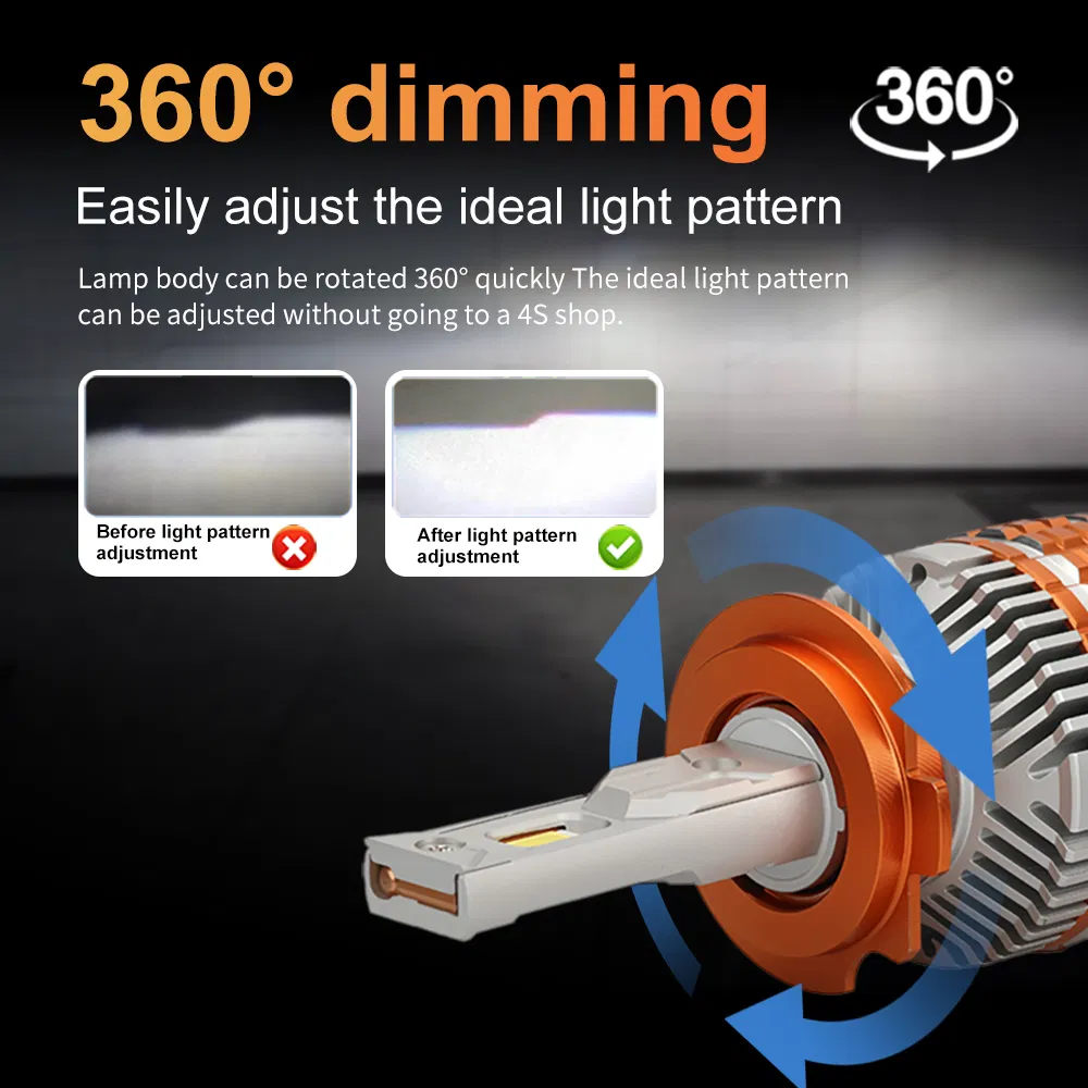 LED-лампа головного света 120W для авто, набор