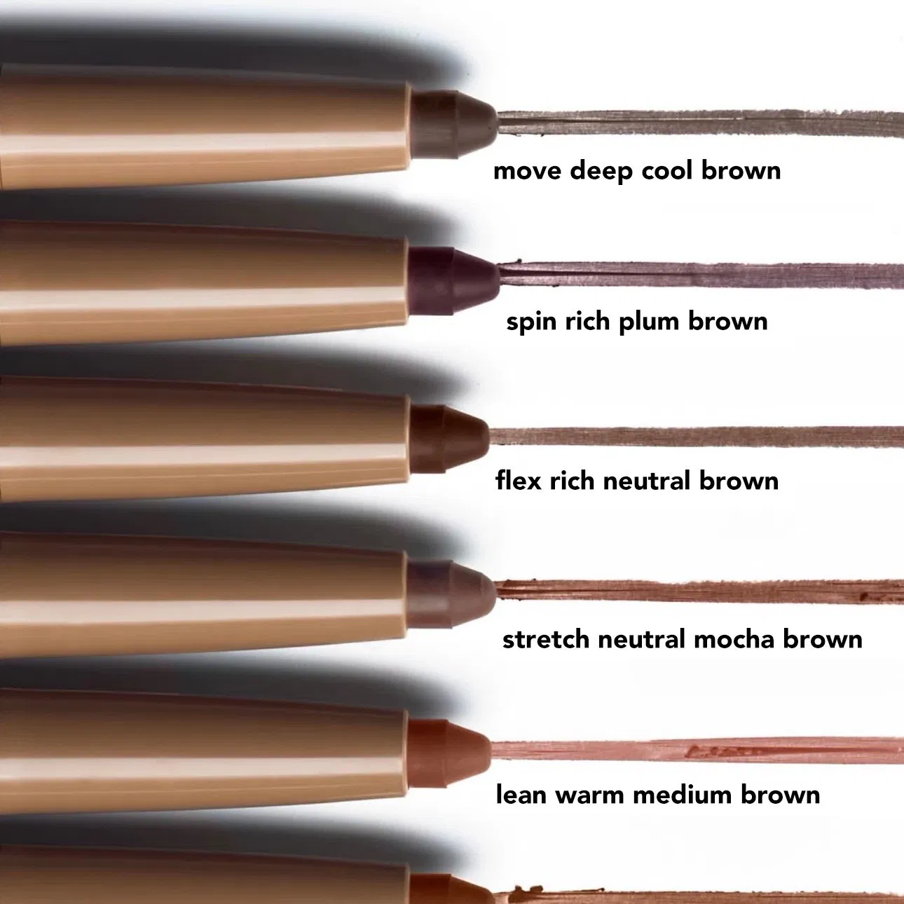 High Pigment Long Lasting Dark Brown Lip Liner Vegan Retractable Creamy Lip Liner with Silicone Applicator