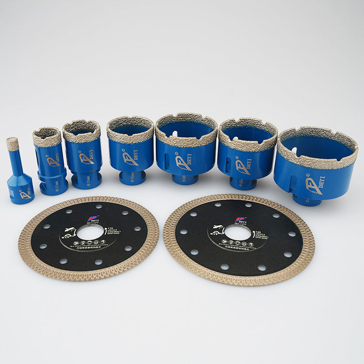 Vacuum Brazed Diamond Core Bits Drills Hole Saw for Porcelain Marble Granite