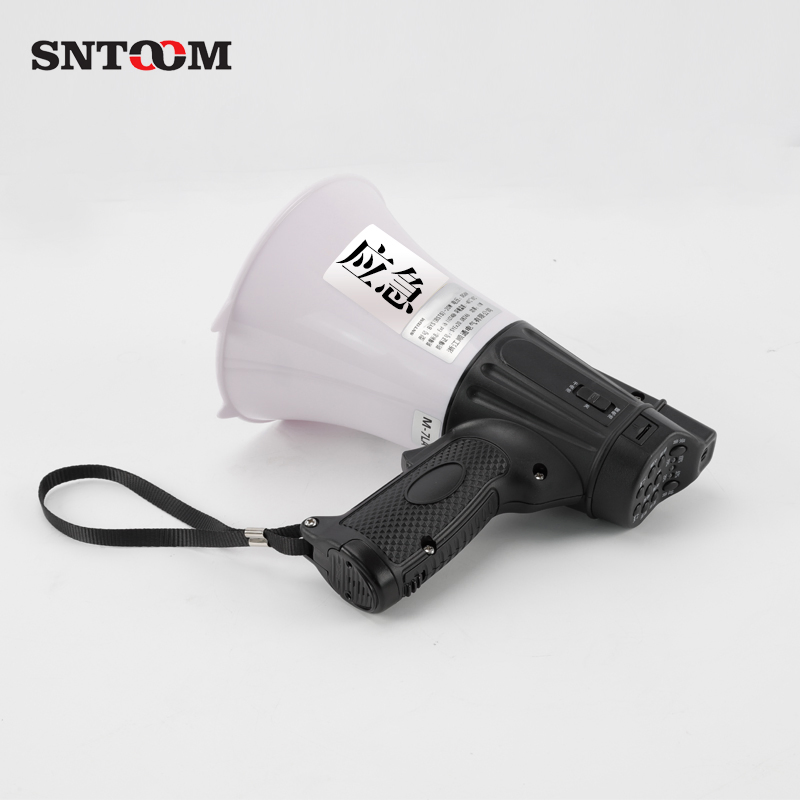 Custom Handheld Loudspeaker Bsts-20W Wireless Foldable Rechargeable Hand Horn Amplified Megaphone with LED Light