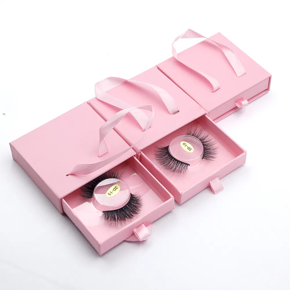 Custom Lashes Box High Quality Synthetic Fiber False Eyelashes Vendors 3D Mink Eyelashes