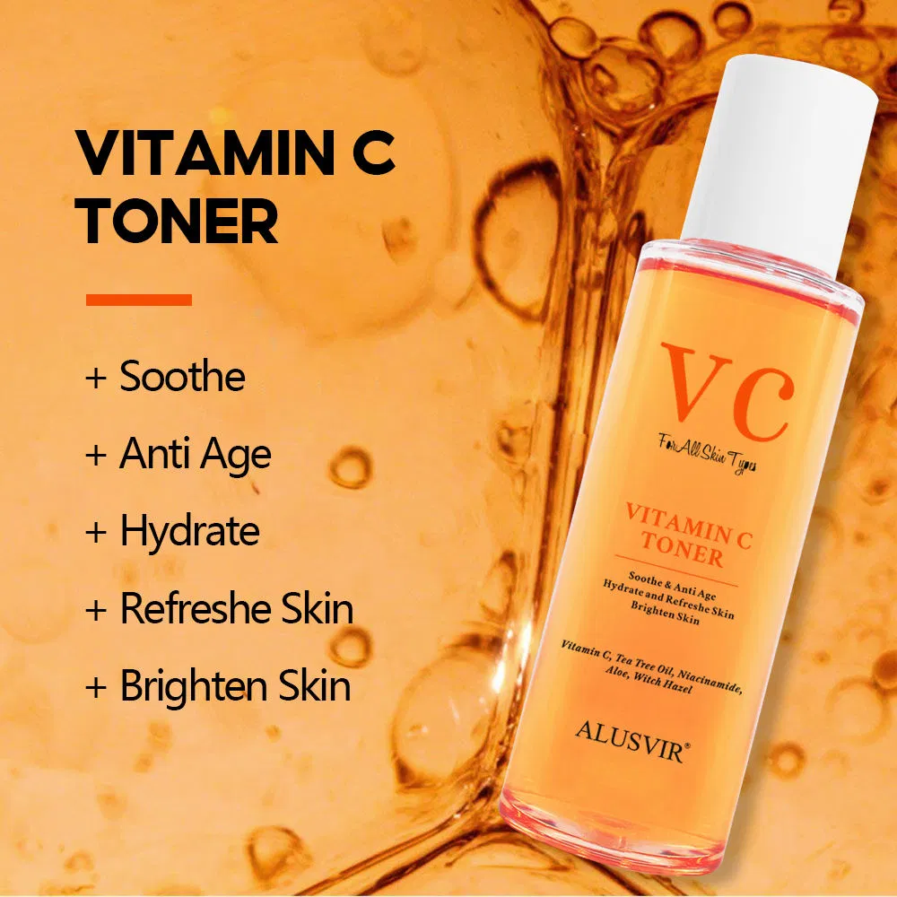 Custom Organic Natural Niacinamide Vitamin C Whitening Skin Facial Toner