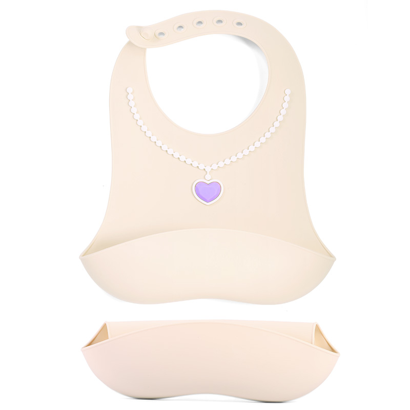 Trending Bibs Food Grade Silicone Customize Saliva Pockets Baby Bib