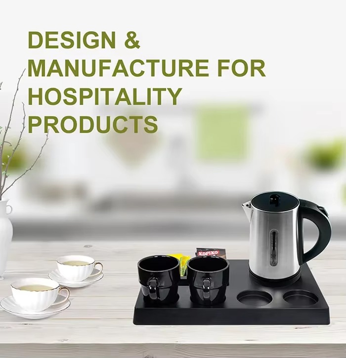 Electric Home Appliances Electric Kettle Set for Hot Water Double Wall with Electric Jug Automatic Shut-off Feature