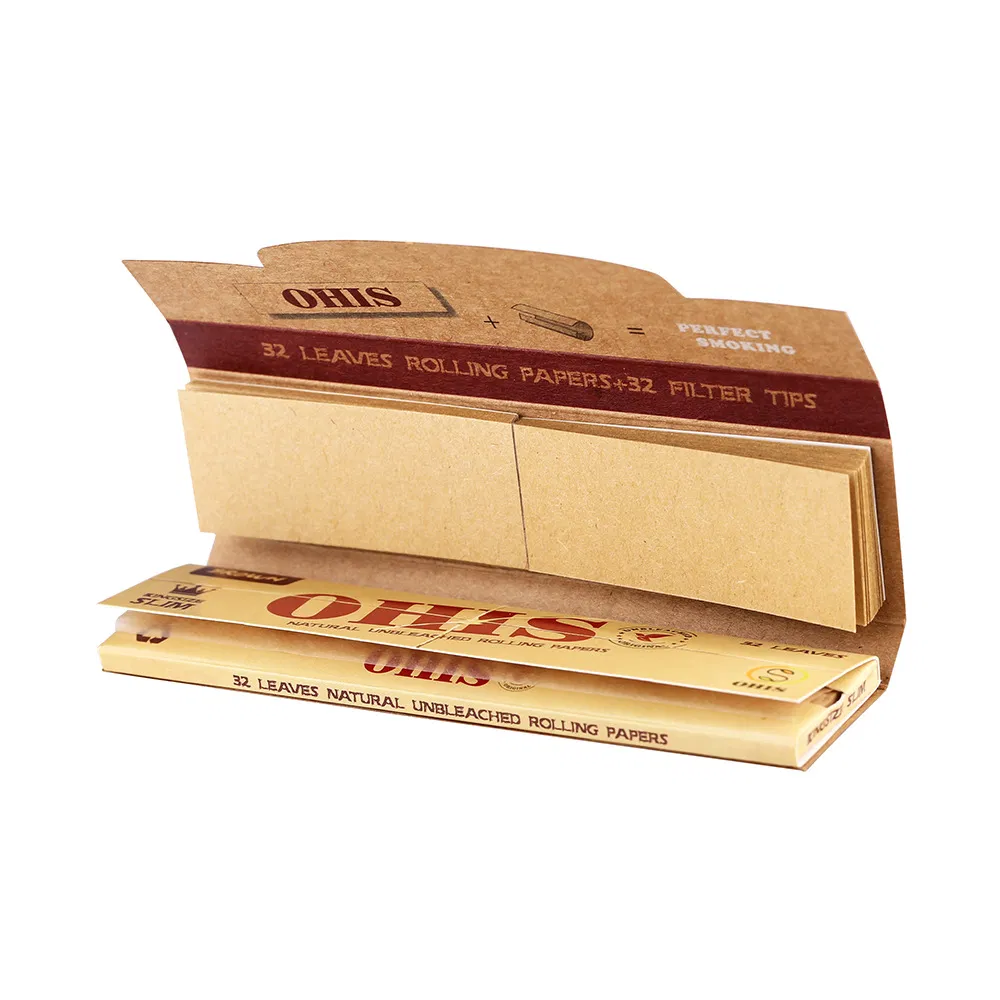 Custom Brand Top Rolling Paper Factory Tobacco Cigarette Paper Smoking Accessories