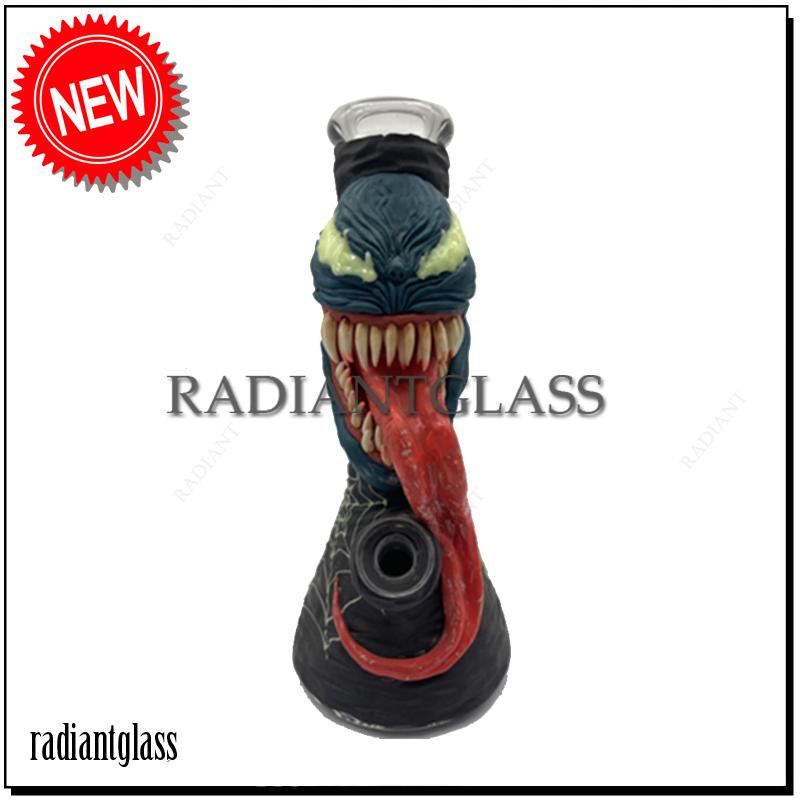 3 Devil Eye Beaker Style Hookahs Glass Smoking Water Pipe