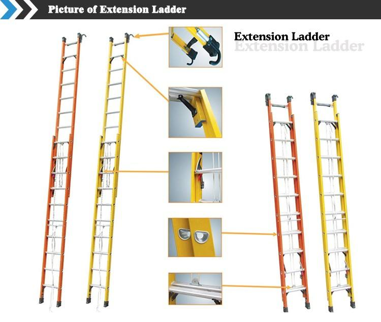 Homful Portable Telescopic Extension Ladder Telescopic Ladder Aluminum