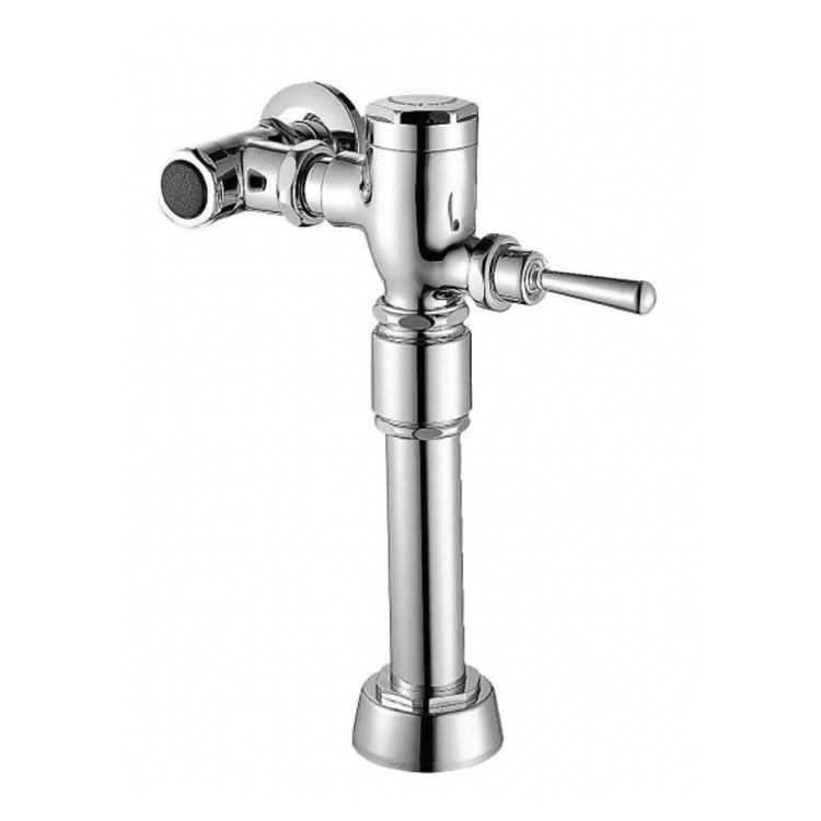 Chrome Plated Single Urinal Manual Flush Valve for Toilet
