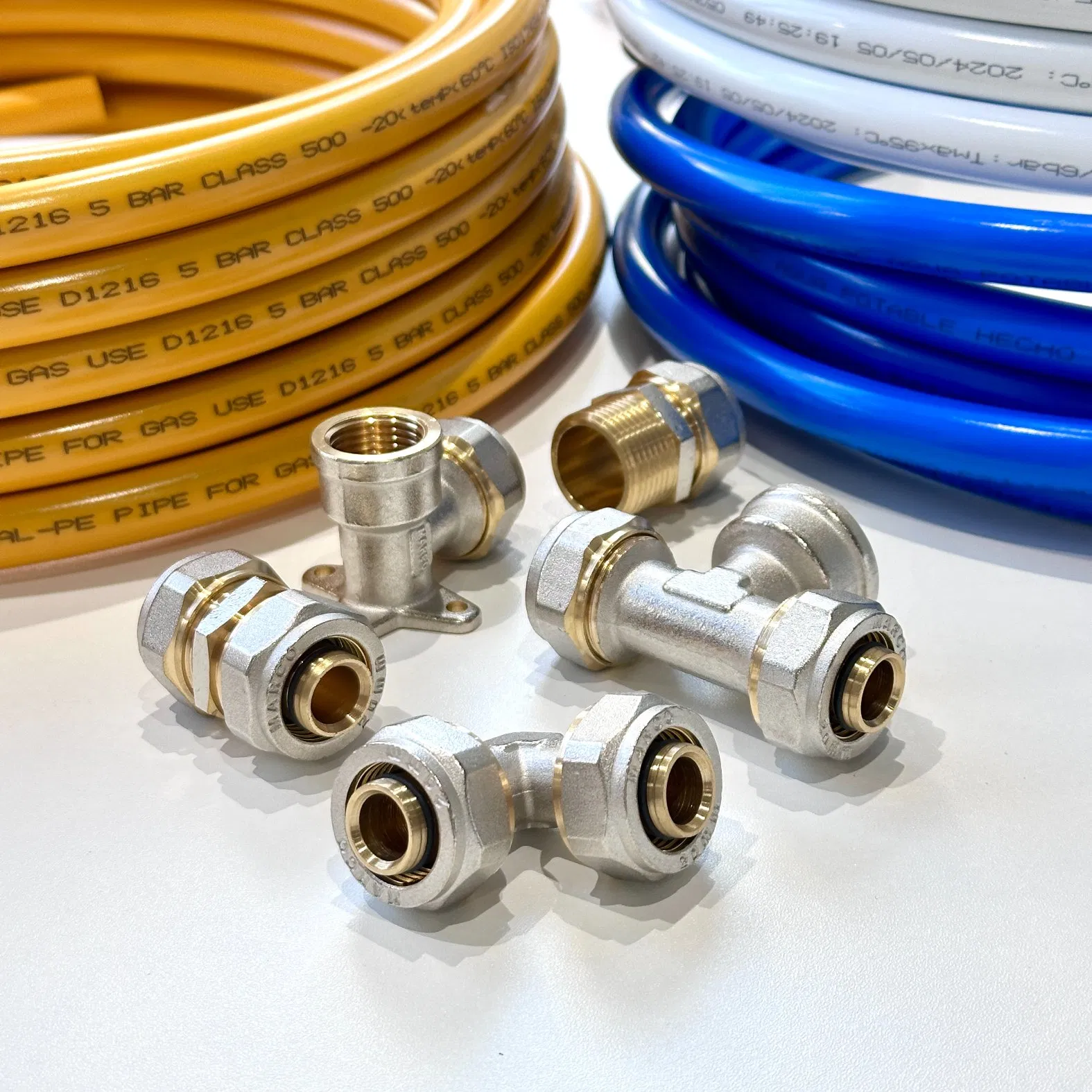 Brass Heating Nm Carton Boxes and Pallets Double Color Plumbing Fittings