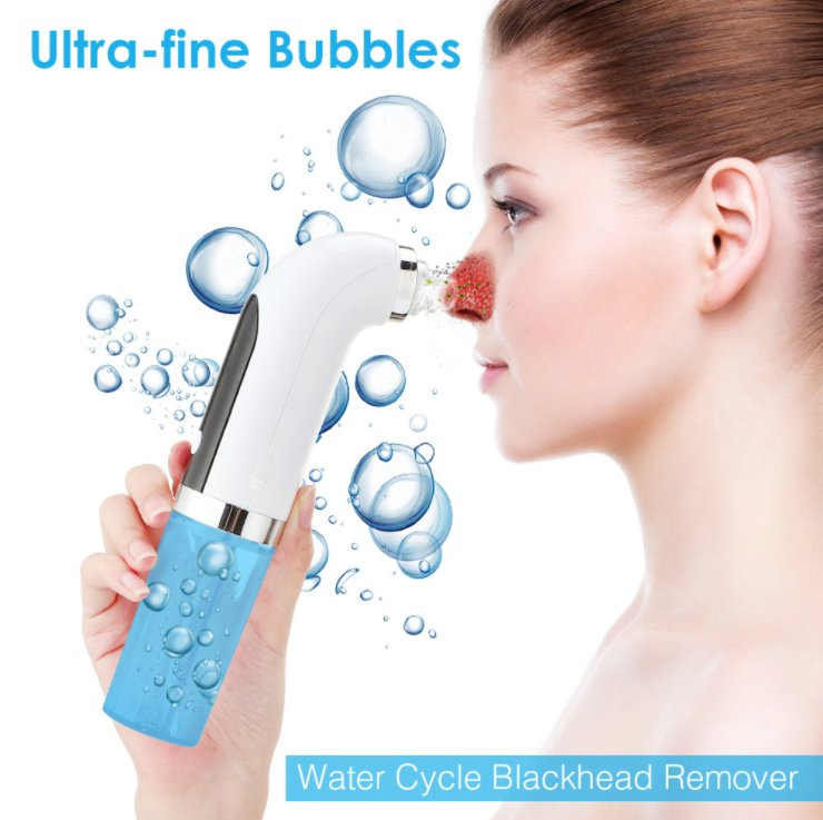 Electric Small Bubbles Blackhead Instrument Face Cleaner Water Circulation Skin Beauty Instrument Blackhead Removal Tools