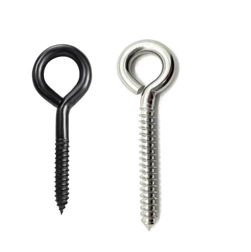 Heavy-Duty Black Eye Bolts Fastener for Safe Lifting