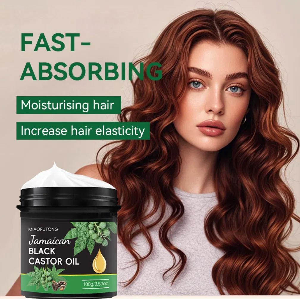 Natural Jamaican Black Castor Oil Conditioner Moisturizing Moisture Smoothing Hair Treatment Pumpkin Seed Coconut Oil Ginger Oil Hair Care Mask