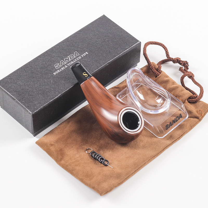 New Durable Wooden Enchase Smoking Accessories Pipe Tobacco Cigarettes Cigar Pipes