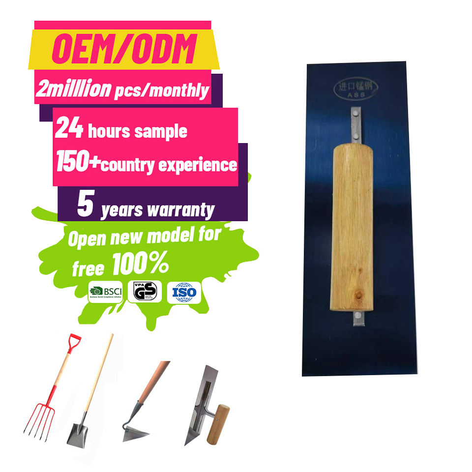 Premium Quality Stainless Steel Bricklayer Trowel with Ergonomic Wood Handle