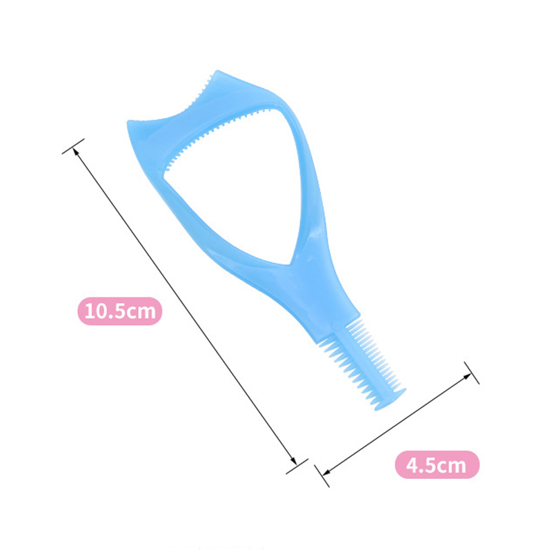 Practical Makeup Eyelash Applicator Guide Card Eyelash Comb Curler