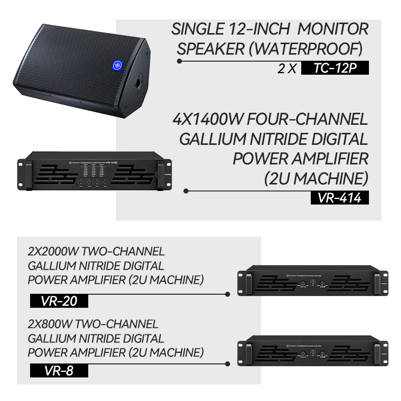 Chordio La-210 Dual 10 Inch Waterproof Line Array Speaker for Event Production Teams