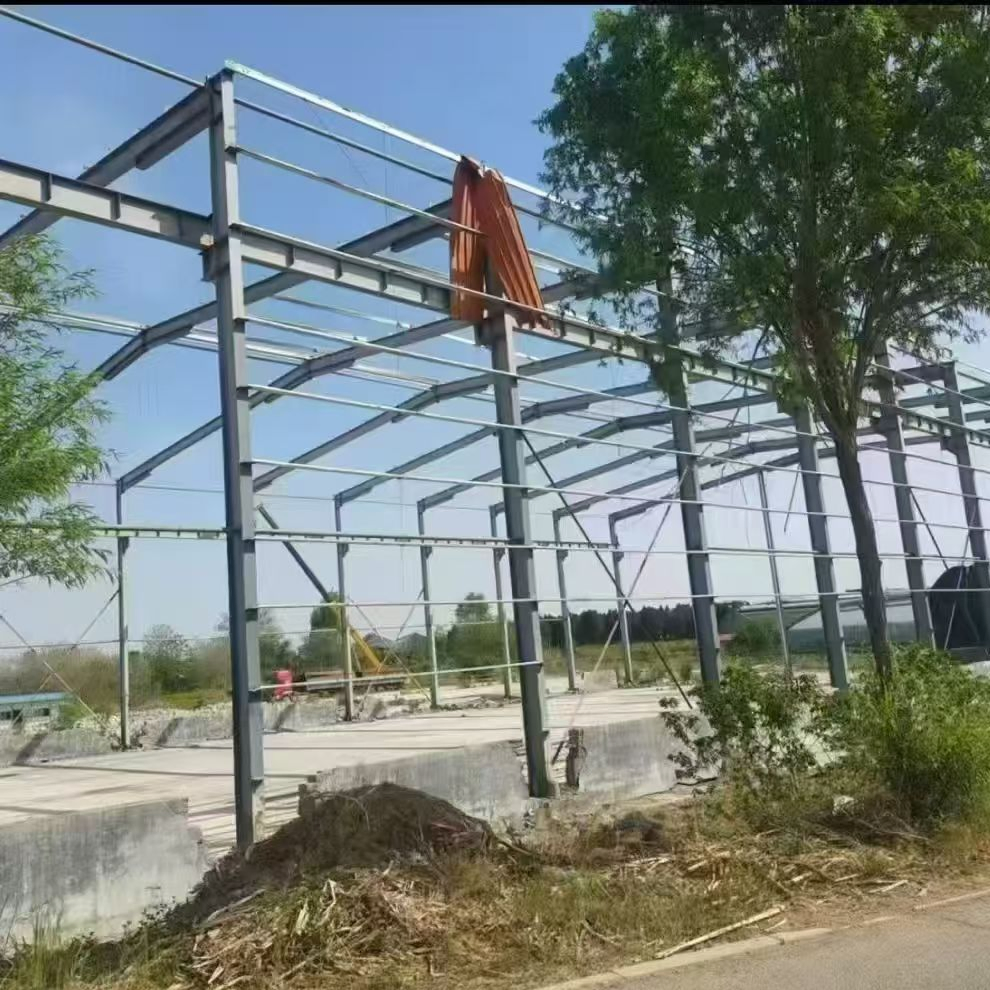 Prefabricated Steel Structure Railway Station Platform Roof and Support Structure
