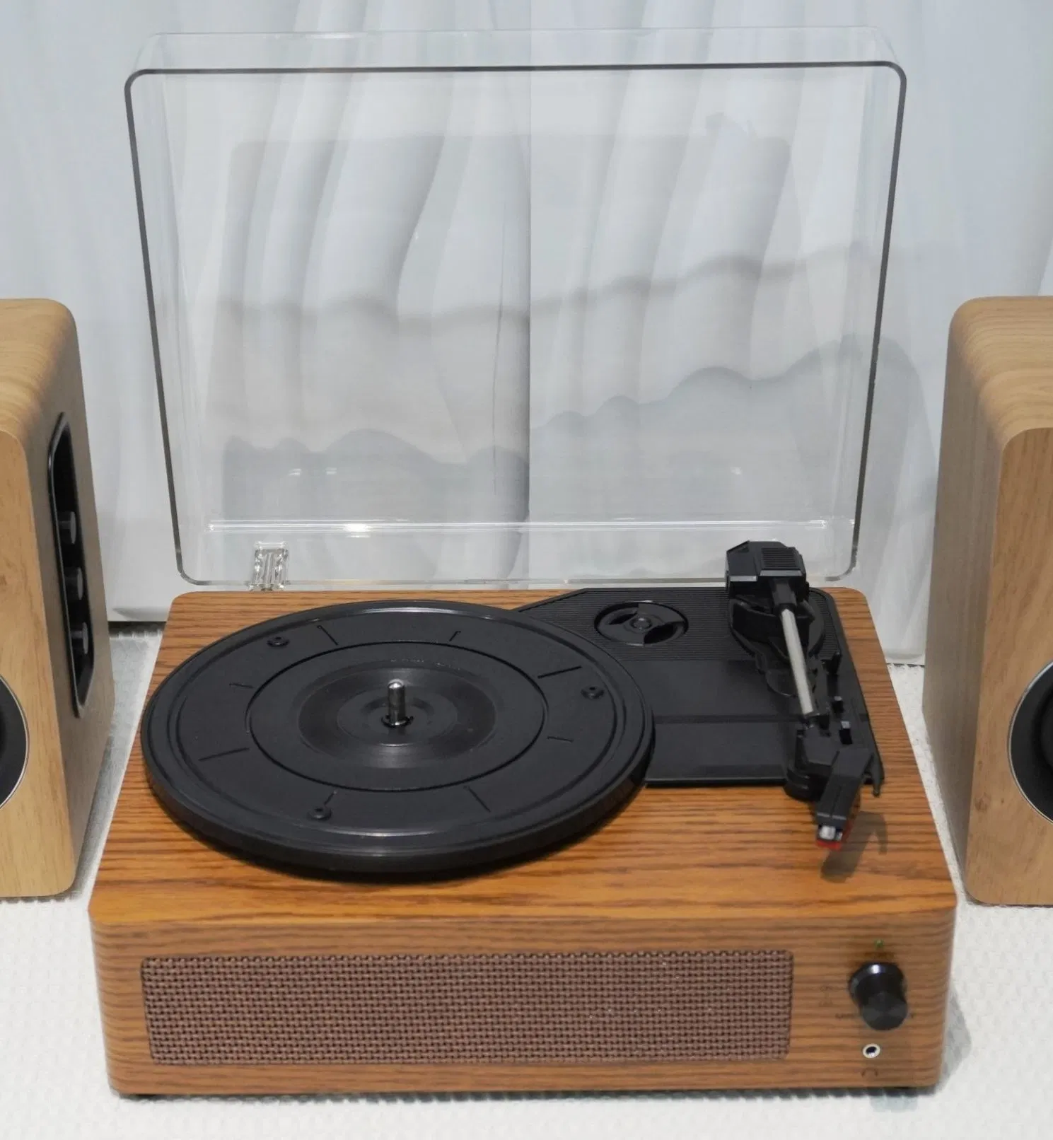 Factory Supply Classic R108 Radio Gramophone Luxury Retro Vinyl Phonograph Record Player